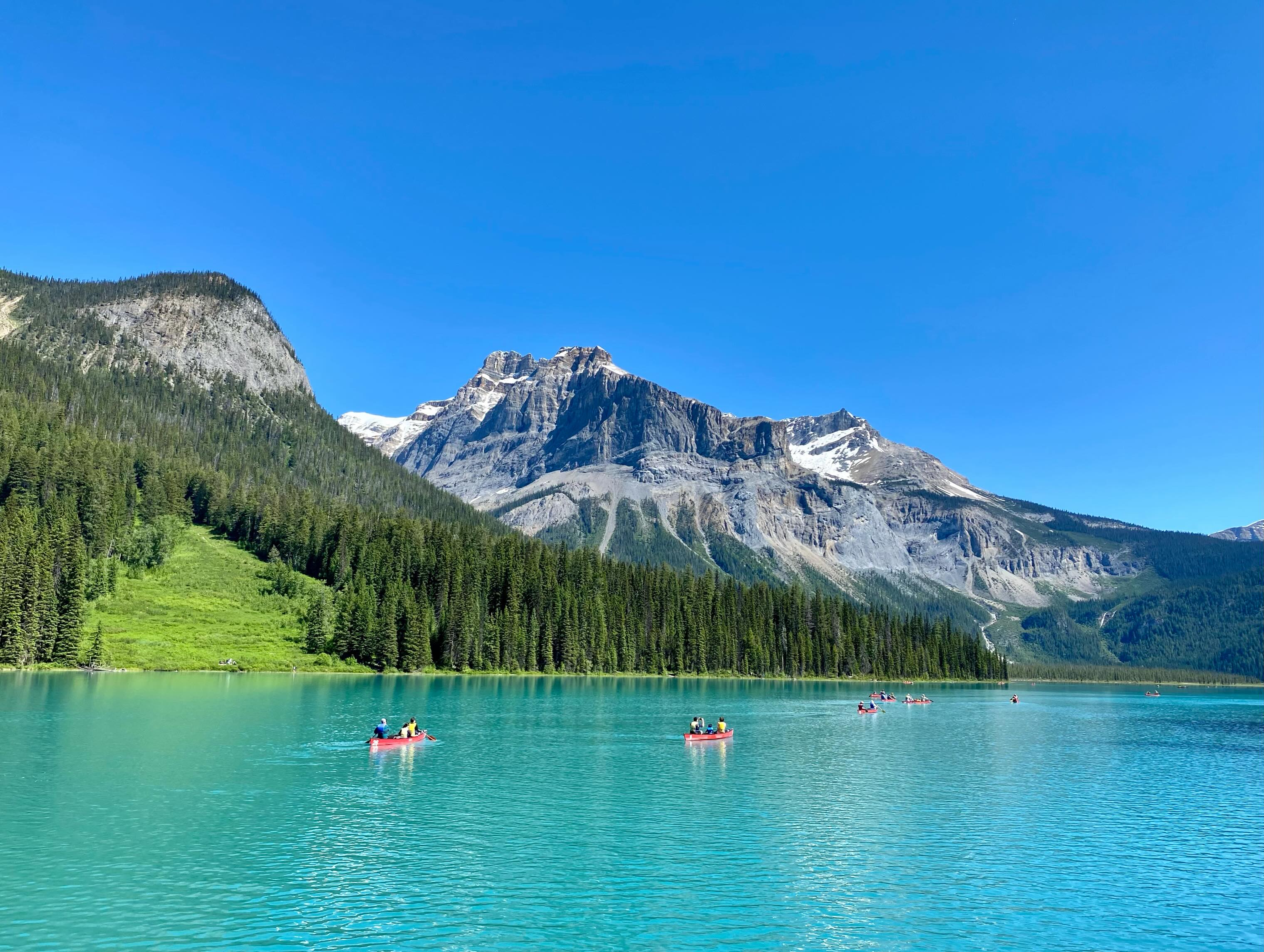 Yoho National Park mountains