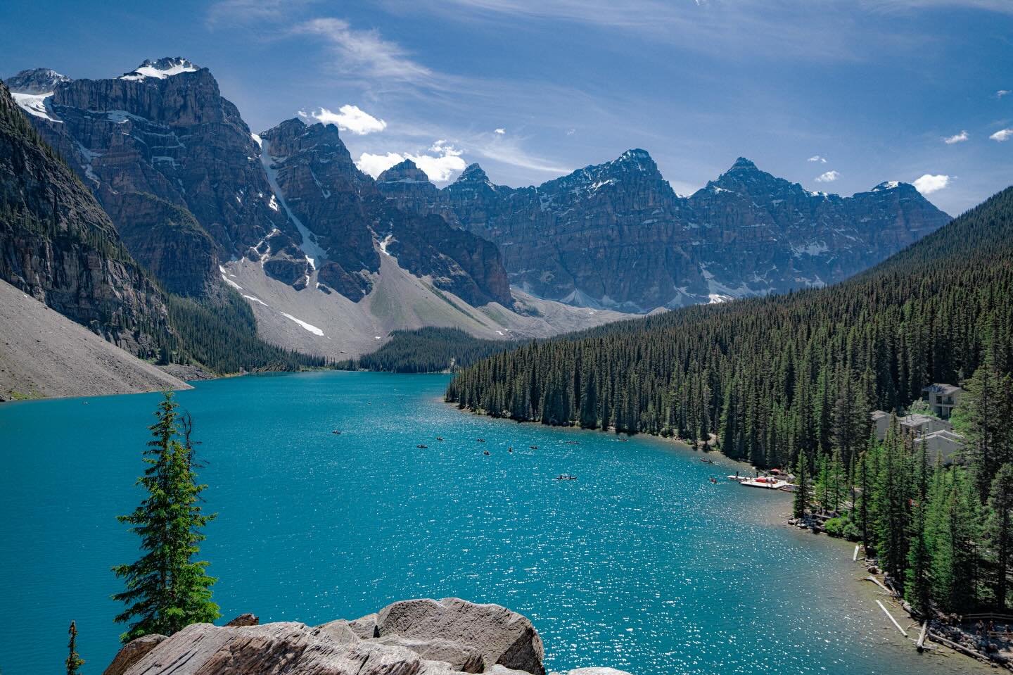 Lake Louise turquoise water Banff National Park