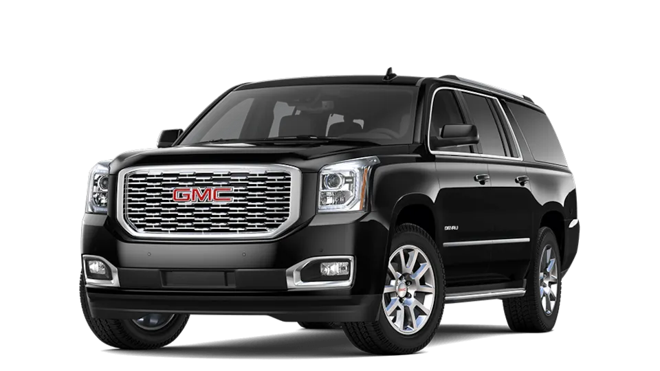 GMC Yukon XL Denali black — Calgary mountain transfer SUV